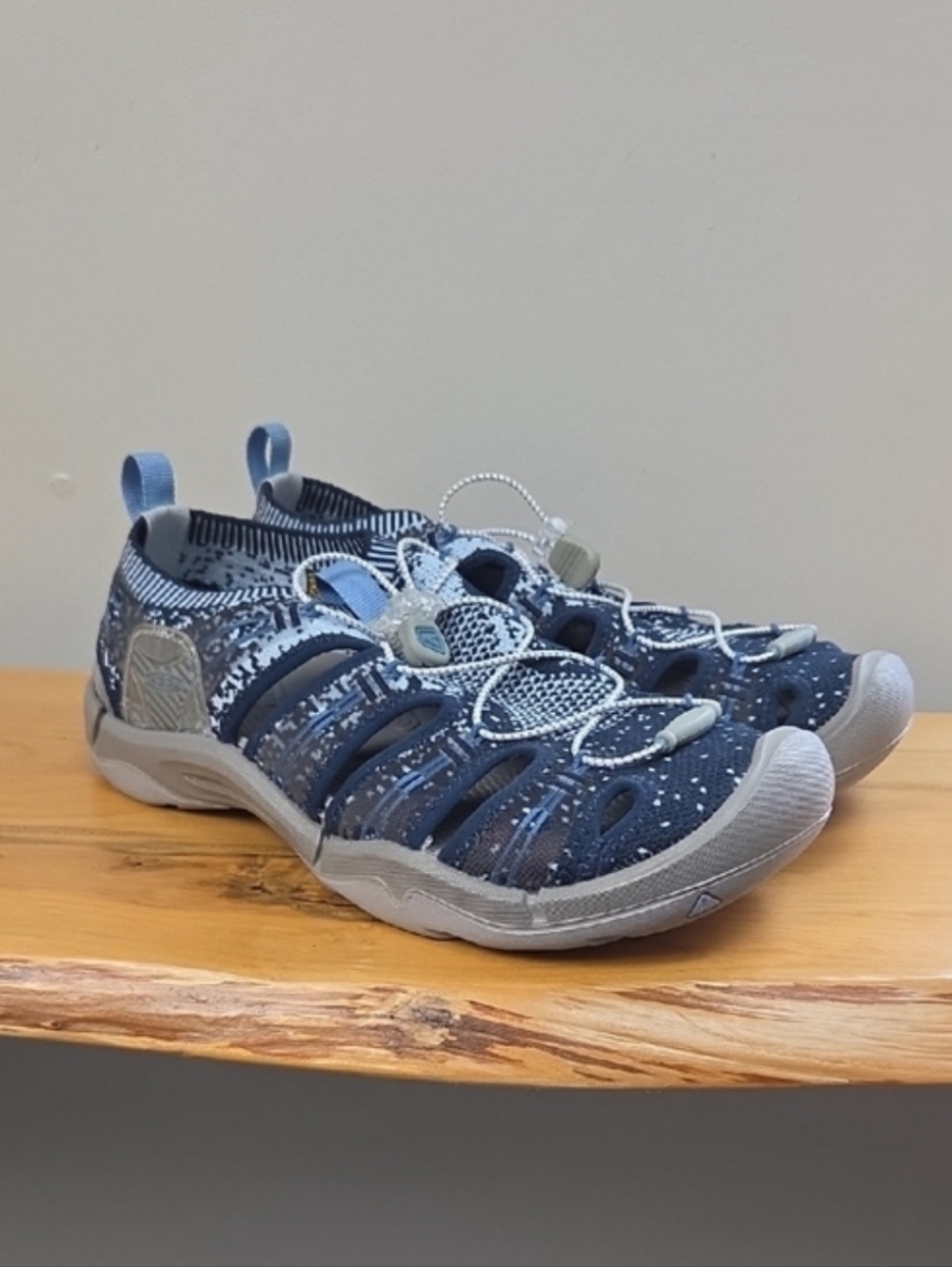 Women's Keen Evofit One Blue Knit Sandals